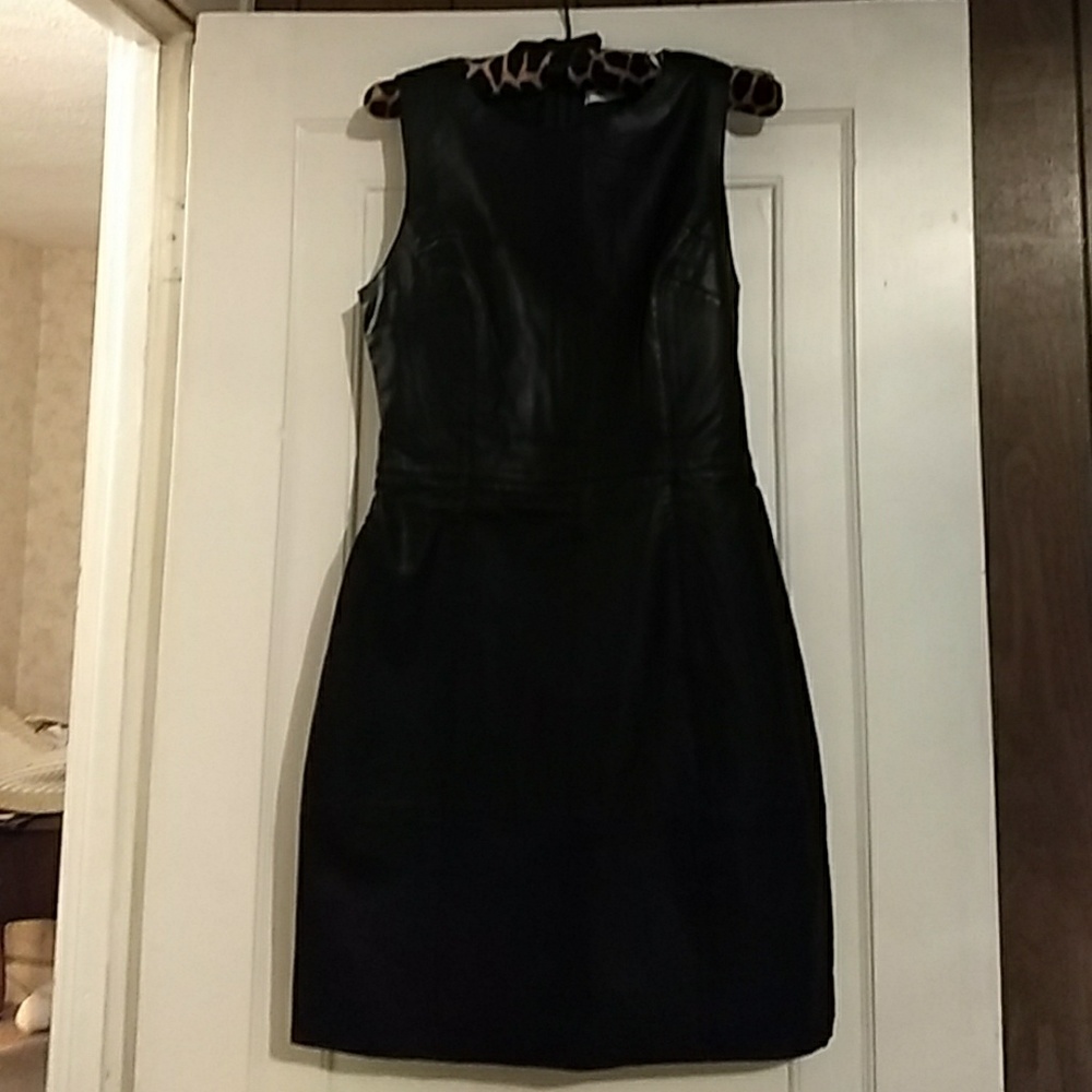 Walter Baker Black Leather Dress
